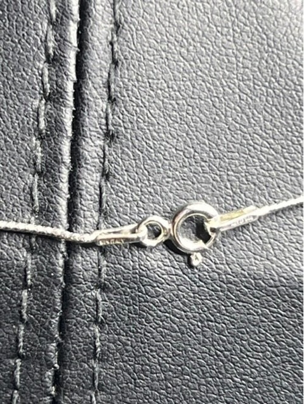 B5732 Delicate Sterling Silver Snake Chain Necklace 985 Solid Classic Shine 20" - Picture 3 of 3